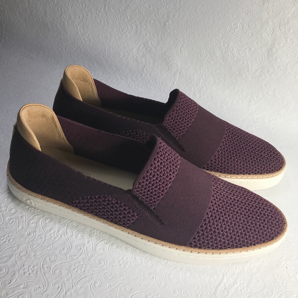 🆕UGG Sammy Leather/Knit slip on Comfort Sneaker - Picture 7 of 8